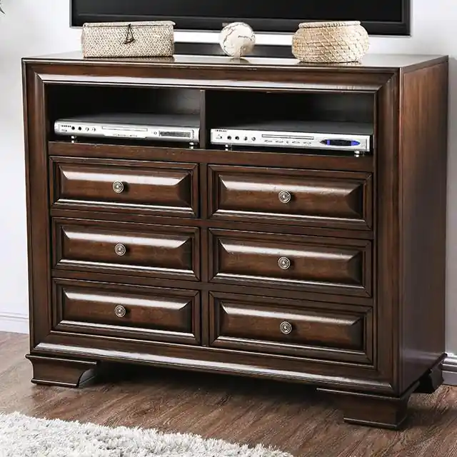 Brandt Brown Cherry Media Chest - FOA East