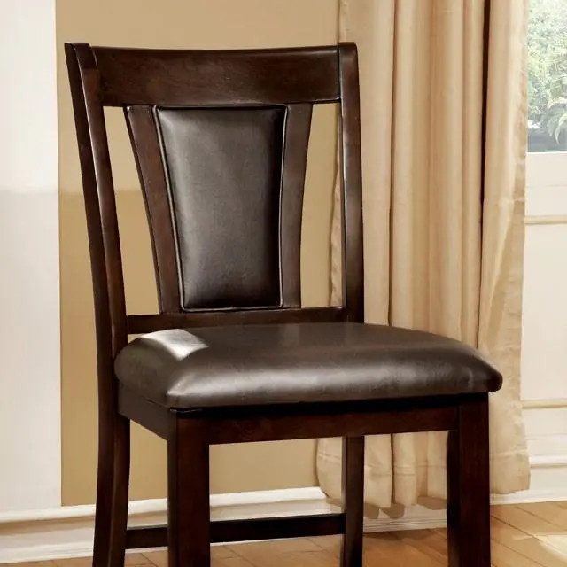BRENT II Dark Cherry/Espresso Counter Ht. Chair (2/CTN) - FOA East