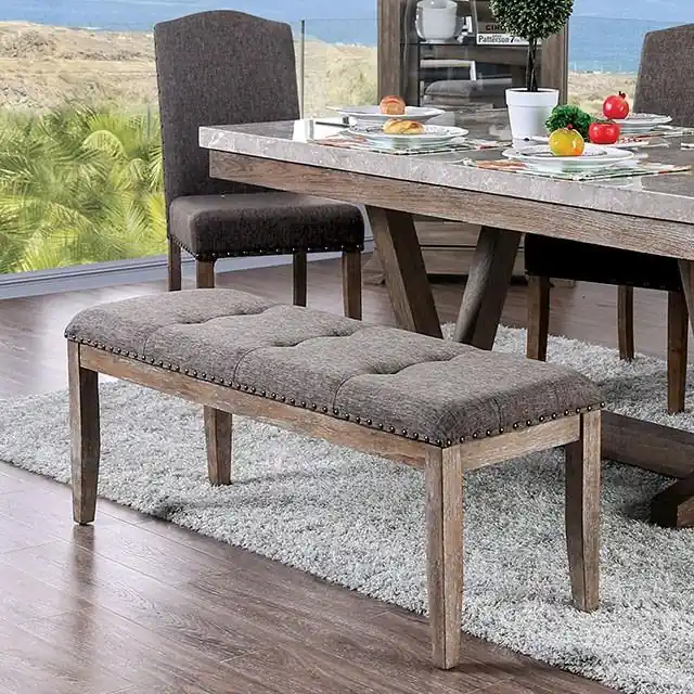Bridgen Natural/Brown Bench - FOA East