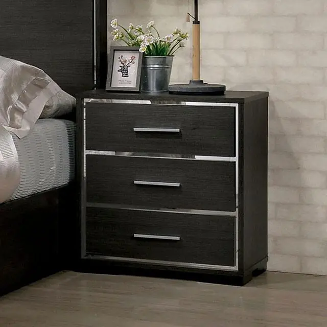 Camryn Warm Gray Night Stand - FOA East