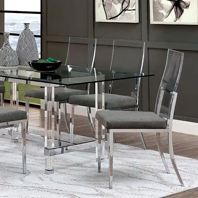 Casper Chrome Dining Table - FOA East