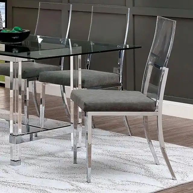 Casper Chrome Side Chair (2/CTN) - FOA East