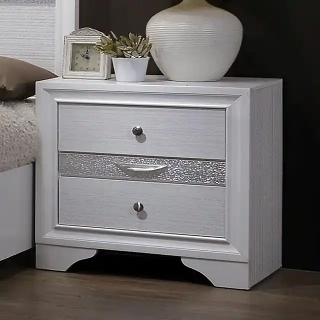 Chrissy White Night Stand - FOA East