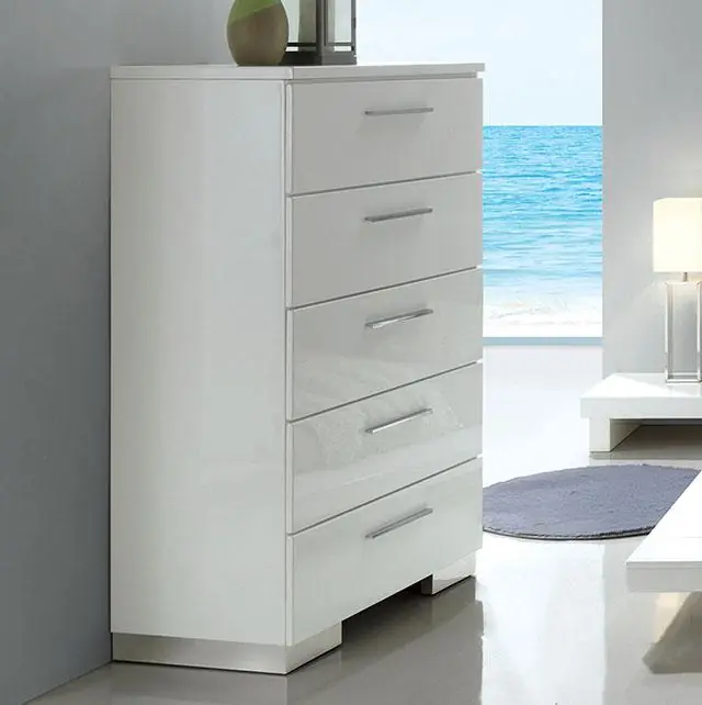 Christie Glossy White Chest - FOA East