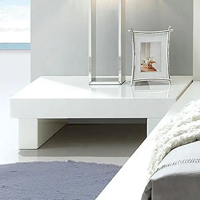 Christie Glossy White Night Stand - FOA East