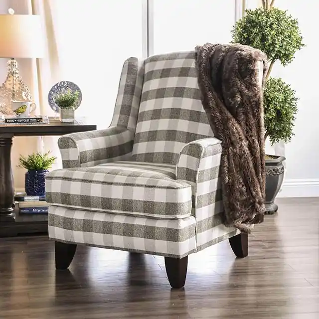 Christine Light Gray Chair - FOA East