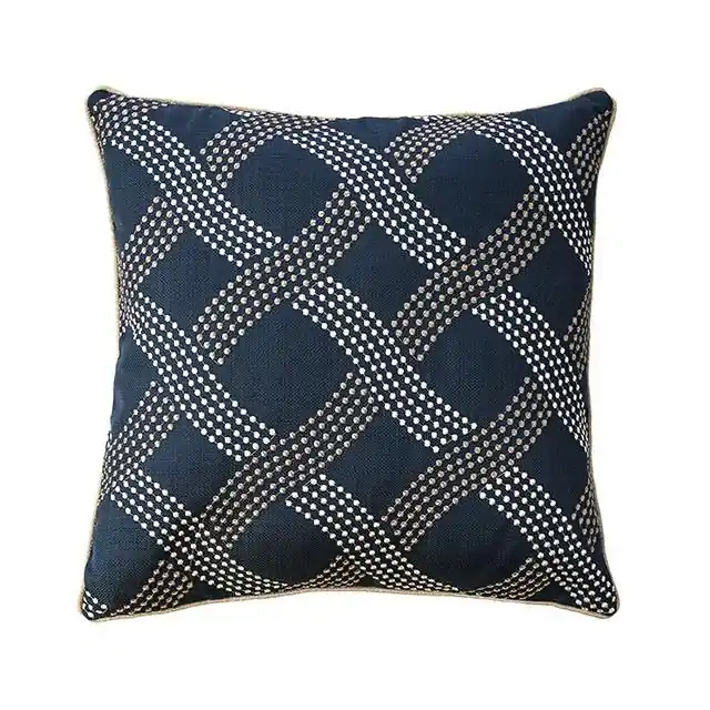 Cici Navy 20" X 20" Pillow, Navy (2/CTN) - FOA East