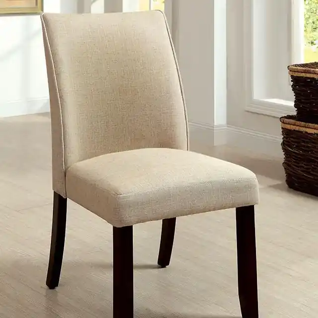 Cimma Espresso/Ivory Side Chair (2/CTN) - FOA East