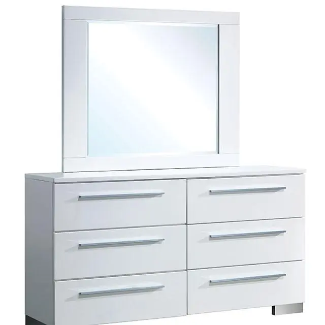 CLEMENTINE Glossy White Dresser - FOA East
