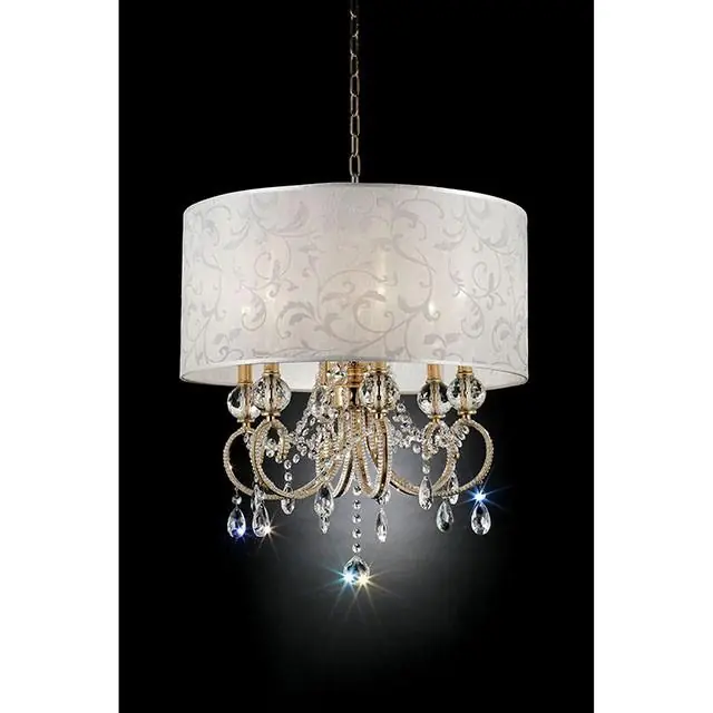 Deborah Gold 24.5"H Gold Ceiling Lamp - FOA East