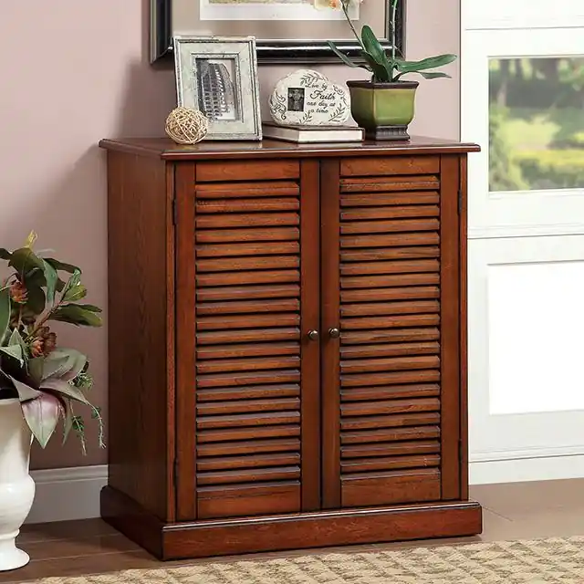 Della Oak Shoe Cabinet - FOA East