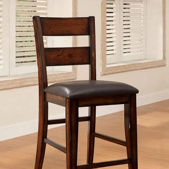 DICKINSON II Dark Cherry Counter Ht. Chair (2/CTN) - FOA East
