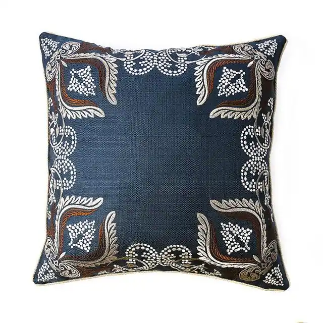 Dina Navy 20" X 20" Pillow, Navy (2/CTN) - FOA East