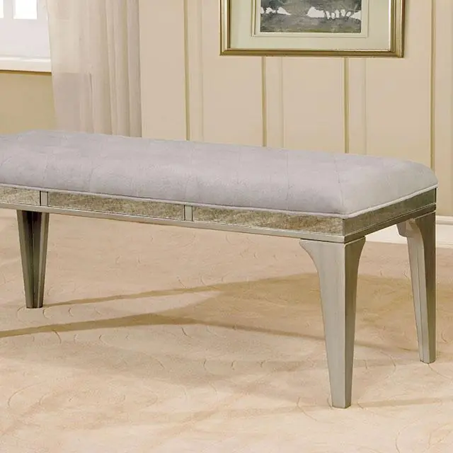 DIOCLES Silver/Light Gray Bench - FOA East