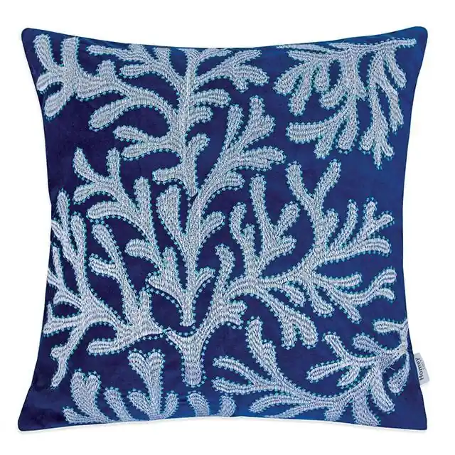 Dolly Blue 20" X 20" Pillow, Blue - FOA East