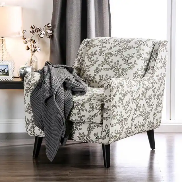 Dorset Ivory/Pattern Floral Chair - FOA East