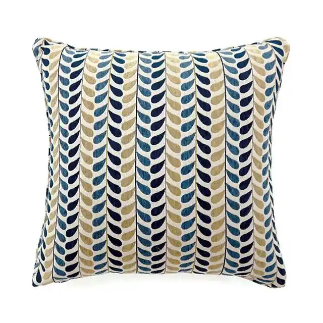 DROPP 18" X 18" Pillow, Blue & Yellow (2/CTN) - FOA East