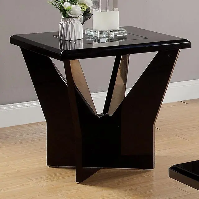 DUBENDORF End Table, Black - FOA East