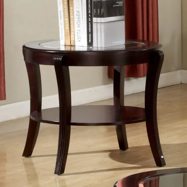FINLEY Espresso End Table - FOA East