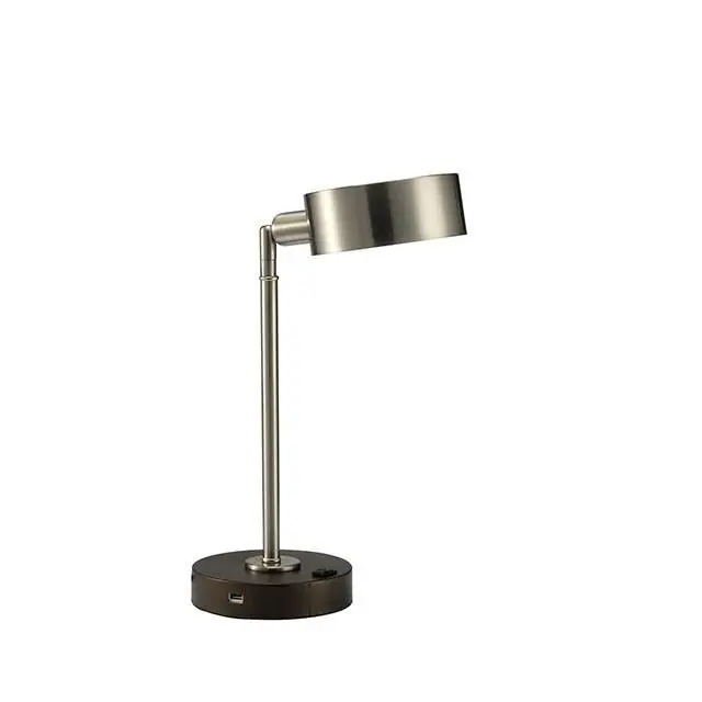 Gail Stain Nickel Table Lamp - FOA East