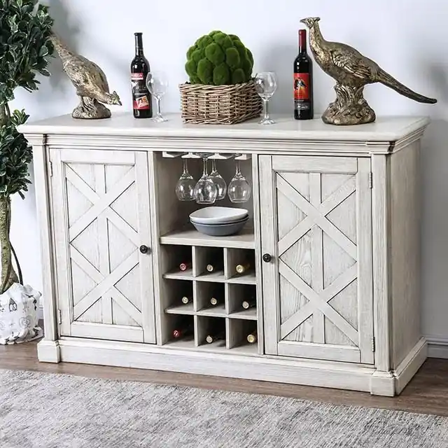 Georgia Antique White/Gray Server - FOA East