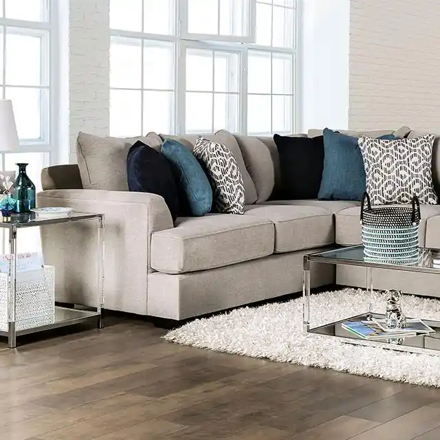 GUNNERSBURY Sectional, Gray - FOA East