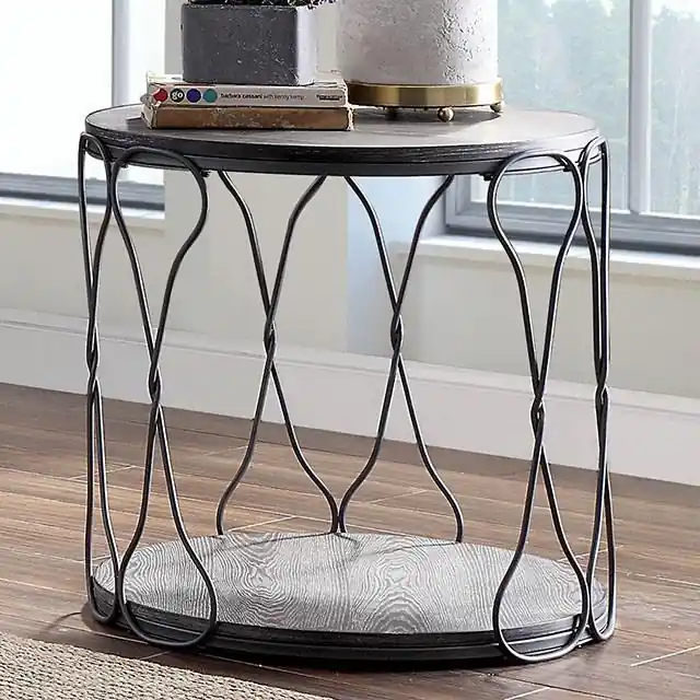 Hawdon Gray End Table - FOA East