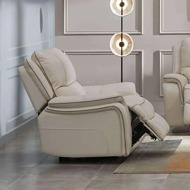HENRICUS Glider Recliner, Beige - FOA East