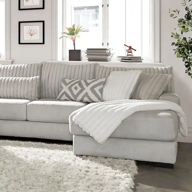 HERMISTON Sectional, Gray - FOA East
