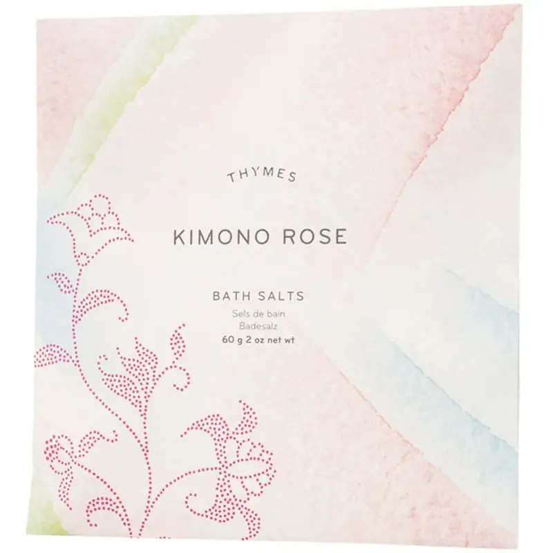 Kimono Rose Bath Salts Envelope - Thymes