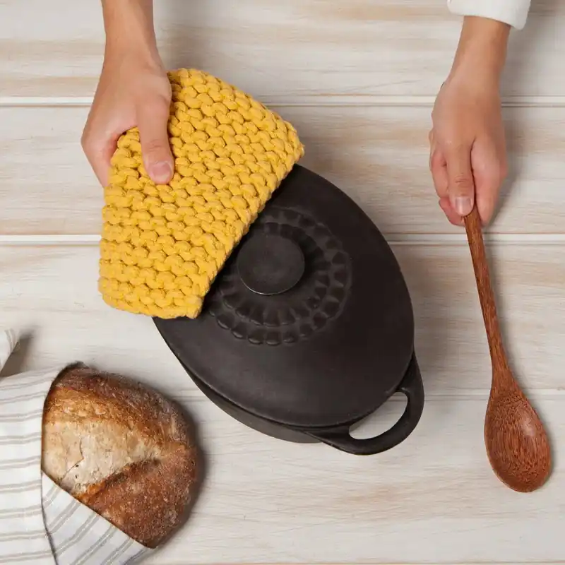 Knit Handmade Potholder - Danica Heirloom