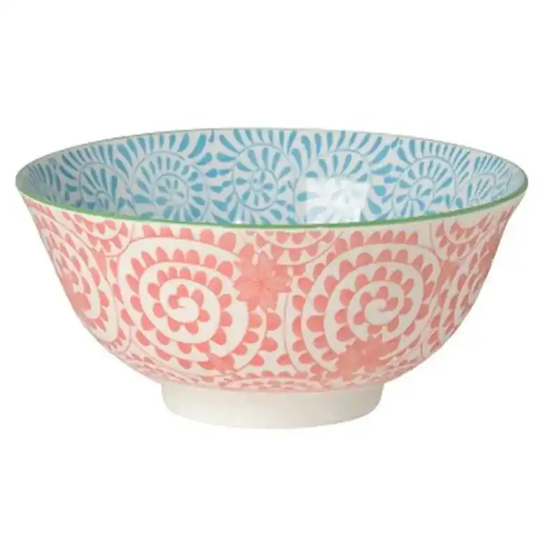 Orange Stamped Bowl - NOW Designs