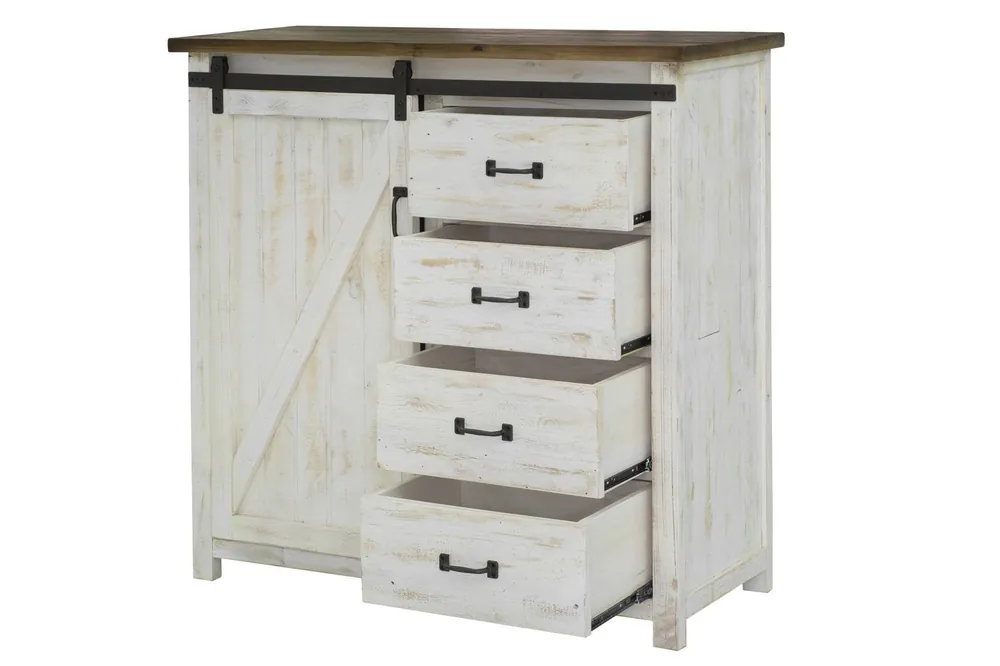 Provence 4 Door Chest with 1 Door - LH Home