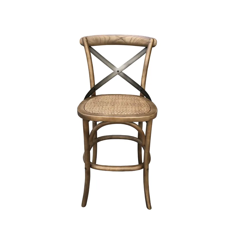 Crossback Fixed Counter Stool, Sundried - LH Home