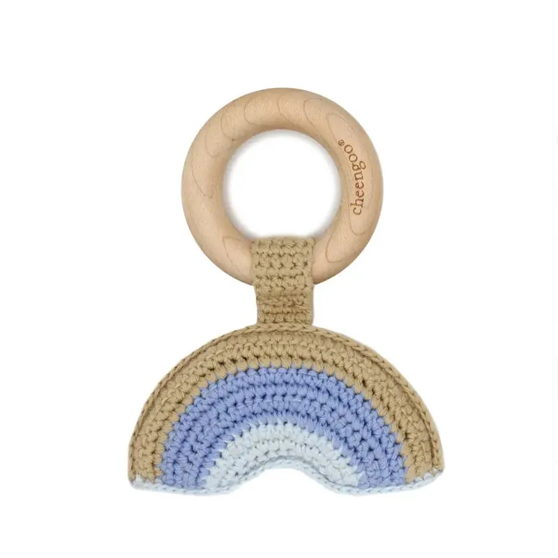 Rainbow Rattle - Blue