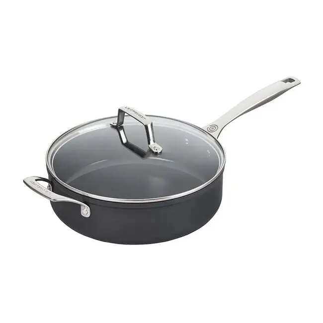 Essential Non-Stick Ceramic Saute Pan Glass Lid 4.25 Qt