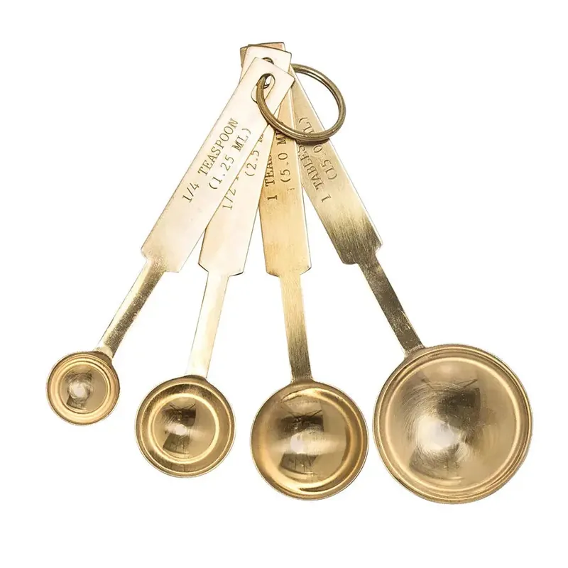 Stainless Steel Measuring Spoons, Set of 4 - Bloomingville