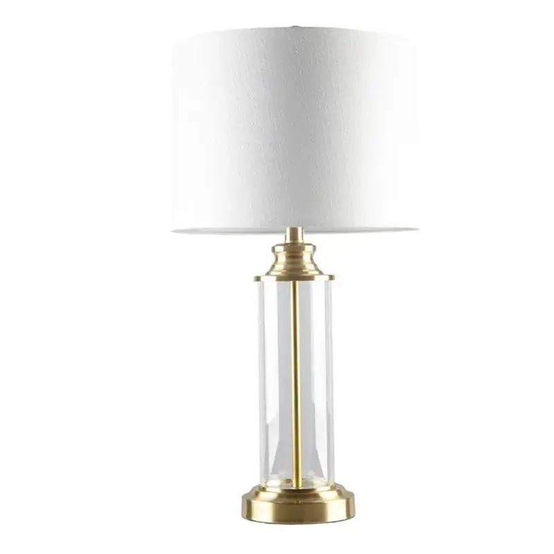 Clear Glass Base Table Lamp - Olliix