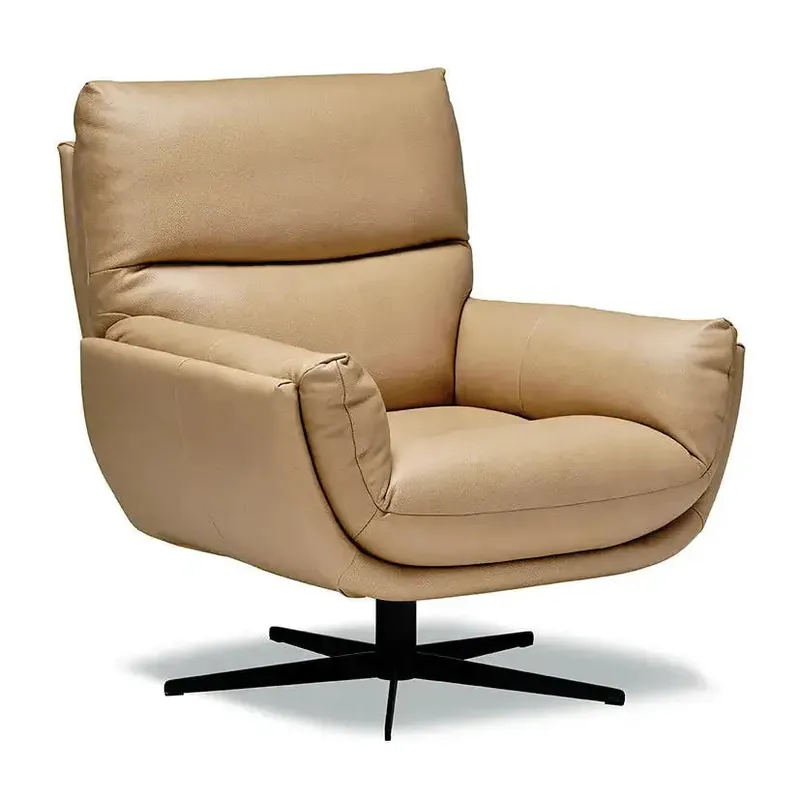 Ivy Leather Swivel Chair - Stylus