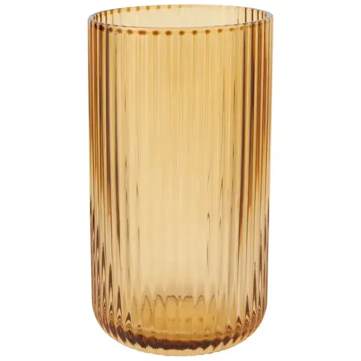 Fluted Drinking Glass, 17oz - Danica Heirloom