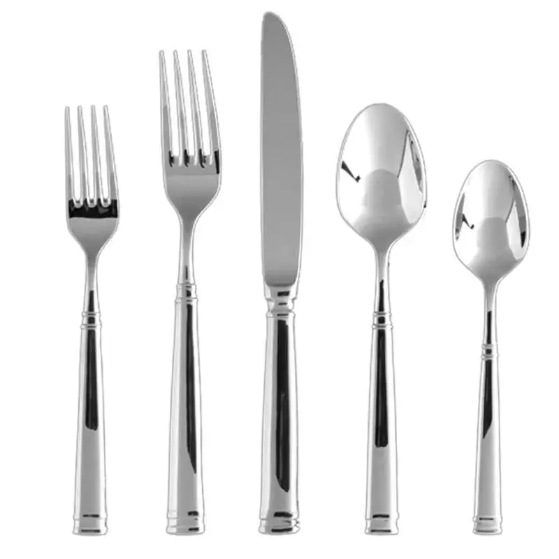 Bistro Stainless Steel Flatware, Set of 5 - Fortessa