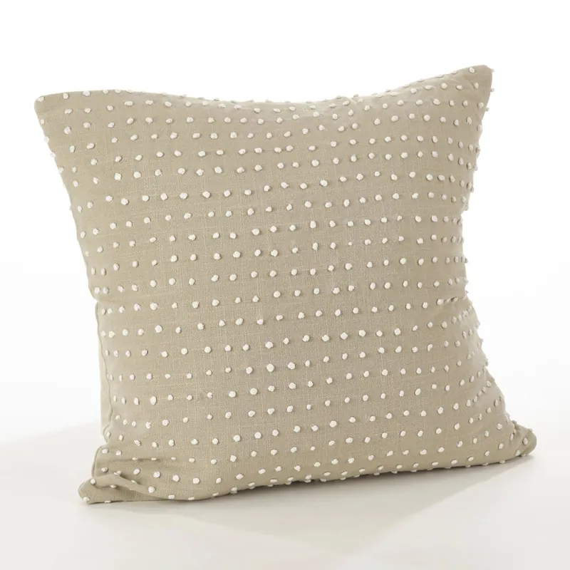 French Knot Down Filled Pillow - Saro Lifestyle