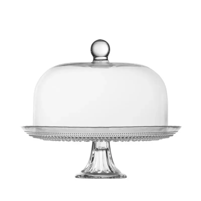 Jupiter Clear Cake Stand and Dome Set - Fortessa