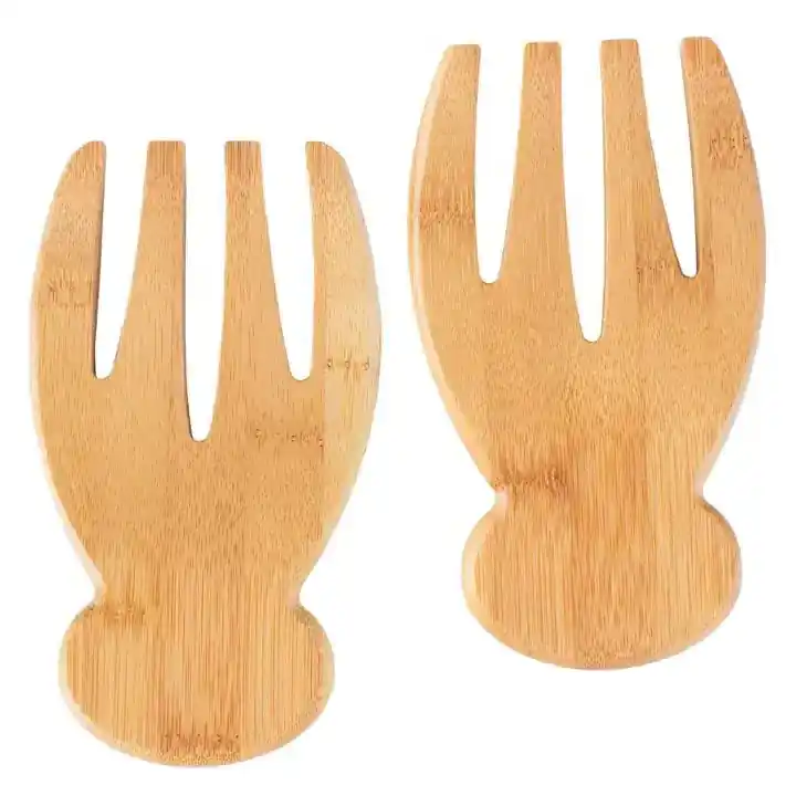 Bamboo Salad Servers - Totally Bamboo