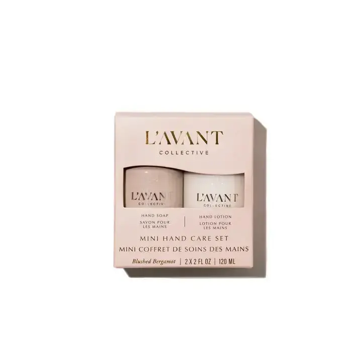 Blushed Bergamot Mini Hand Care Set, Soap + Hand Lotion - L'AVANT Collective