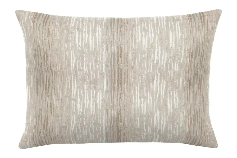Earnest Collection Lumbar Outdoor Pillow, Colorwave Ash - Casual Cushion