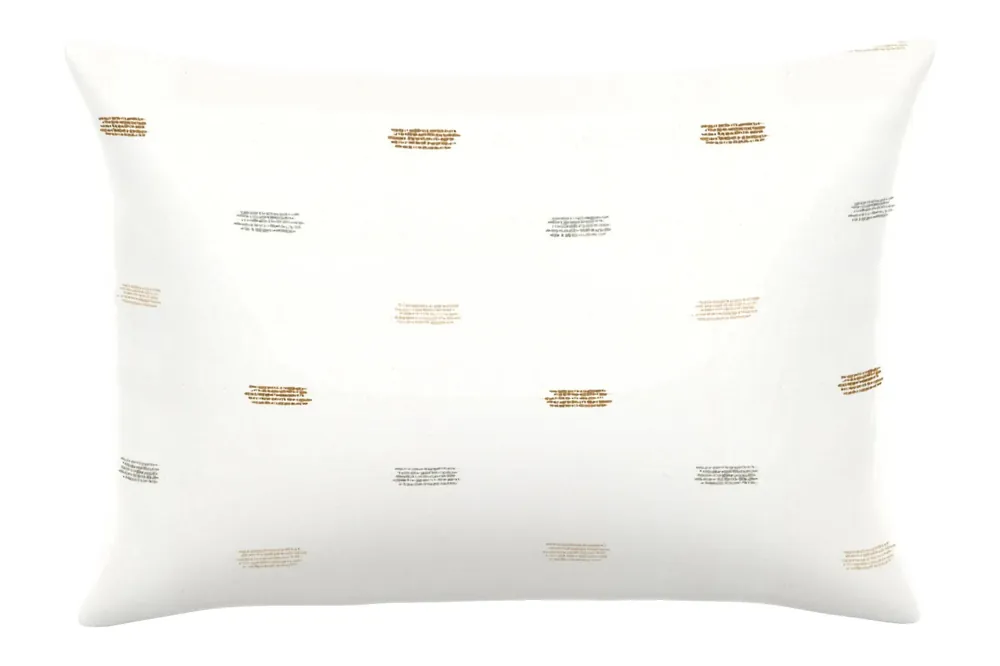 Earnest Collection Square Outdoor Pillow, Pomona Snow - Casual Cushion