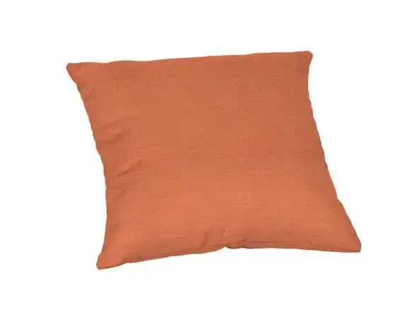 Sunbrella Square Outdoor Pillow, Cast Coral - Casual Cushion