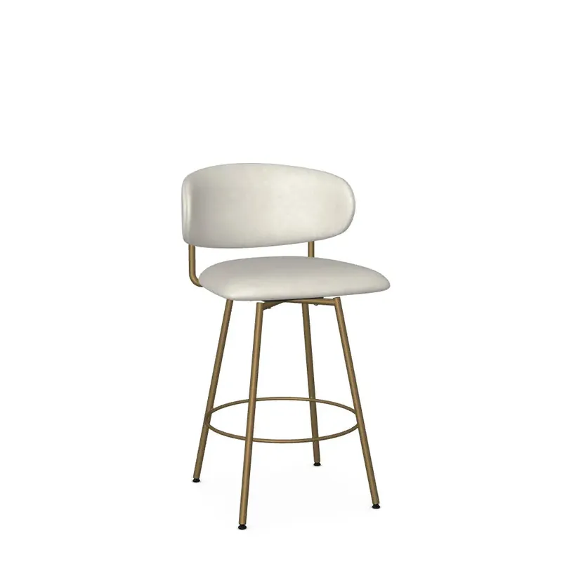Wyatt Upholstered Swivel Stool - Amisco