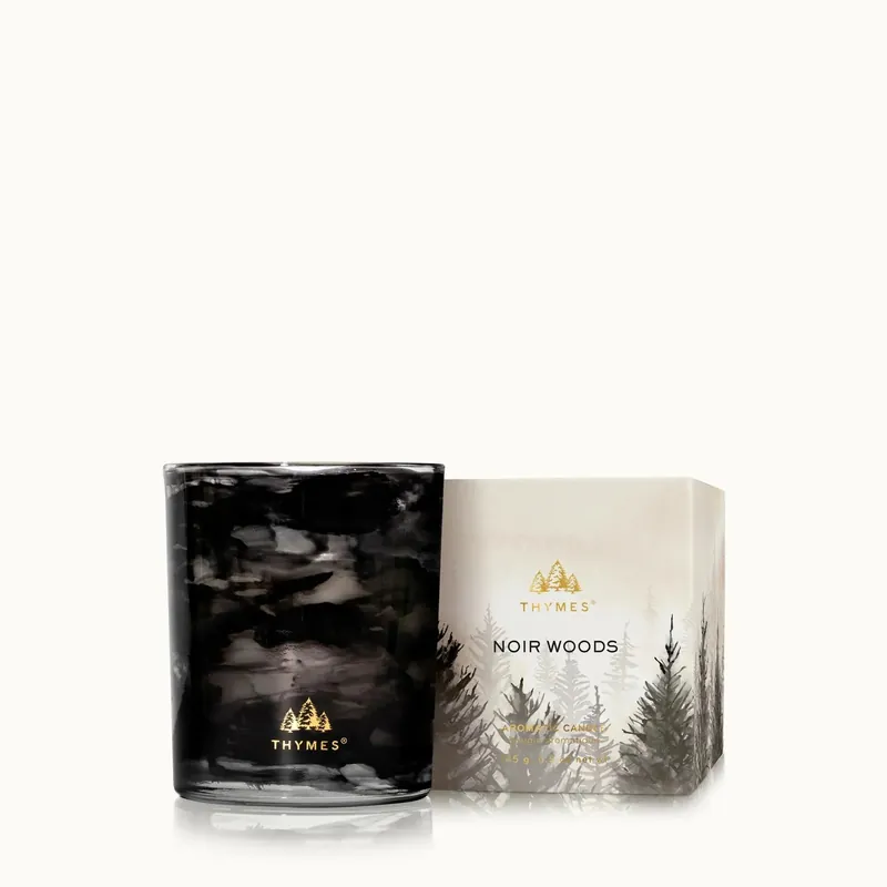 Noir Woods Poured Candle - Thymes